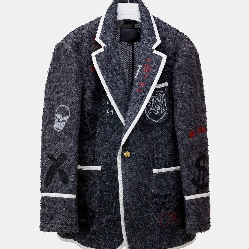 R13 Oversized Punk Rowing Blazer